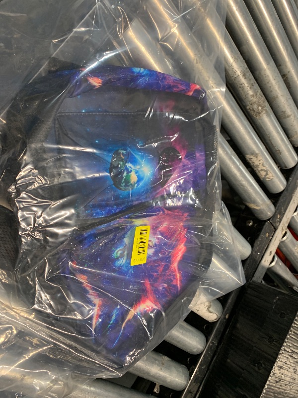 Photo 1 of ***MISSING PARTS***
Fekroma Colorful Multi Pocket Backpack Set School Bookbag with Lunch Bag Lightweight Pencil Case Pouch Bag (Galaxy Wolf, One Size)