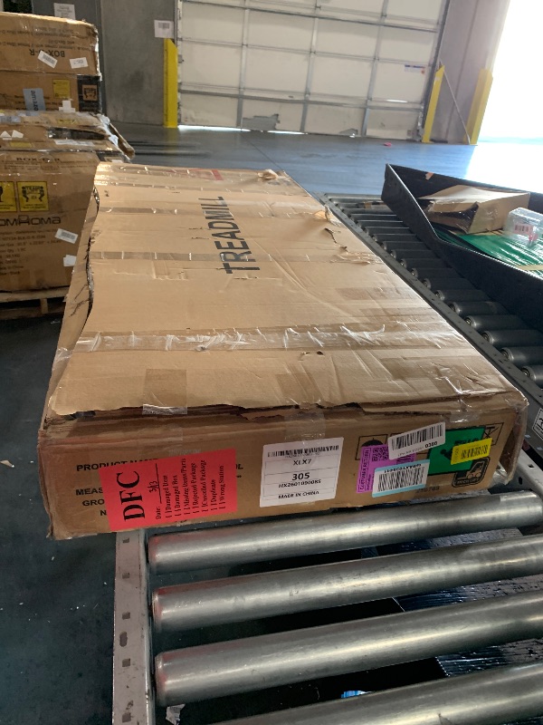 Photo 1 of ***PARTS ONLY***
BORGUSI Incline Treadmill with Handles, Portable Small Folding Treadmill for Home Office, Walking Pad with 300 LBS Capacity, 24 Preset Programs, LED Display, Extendable Cup Holder