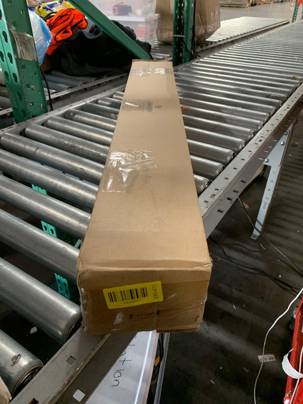 Photo 1 of 1 Inch Silver Curtain Rods for Windows 140 to 195 Inches (6 to 12 ft), Telescoping Single Drapery Rod, USFOOK Decorative Curtain Rod with Translucent Finials