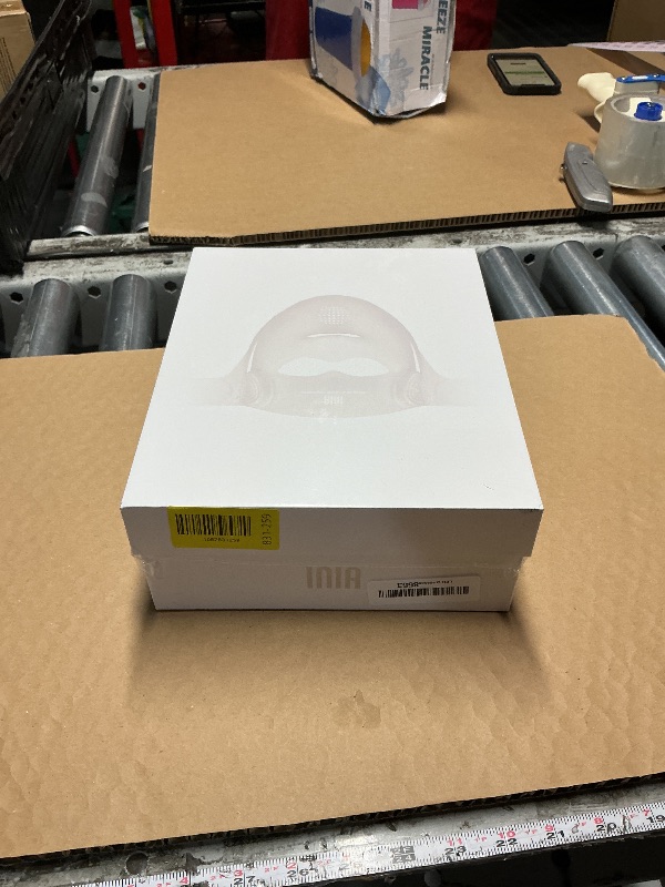 Photo 1 of ***FACTORY SEALED***INIA Glow 4D Wireless Red Light Therapy Mask for face – Dual NIR, 320 LEDs, 4 Modes, Under-Eye Cooling, Cordless & Rechargeable LED Face Mask for Home & Travel, Skincare Gifts for Women Mom Wife, Blue