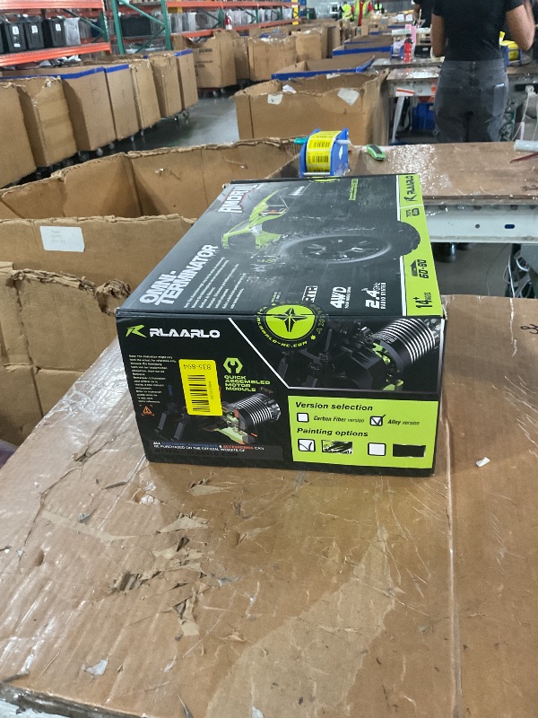 Photo 1 of * very dirty, heavily used *
AMORIL 1/10 RTR Brushless Fast RC Cars for Adults,Max 50mph Hobby Electric Off-Road Monster Truck,Waterproof High Speed RC Car 4WD Remote Control Car with 3S Lipo,Green