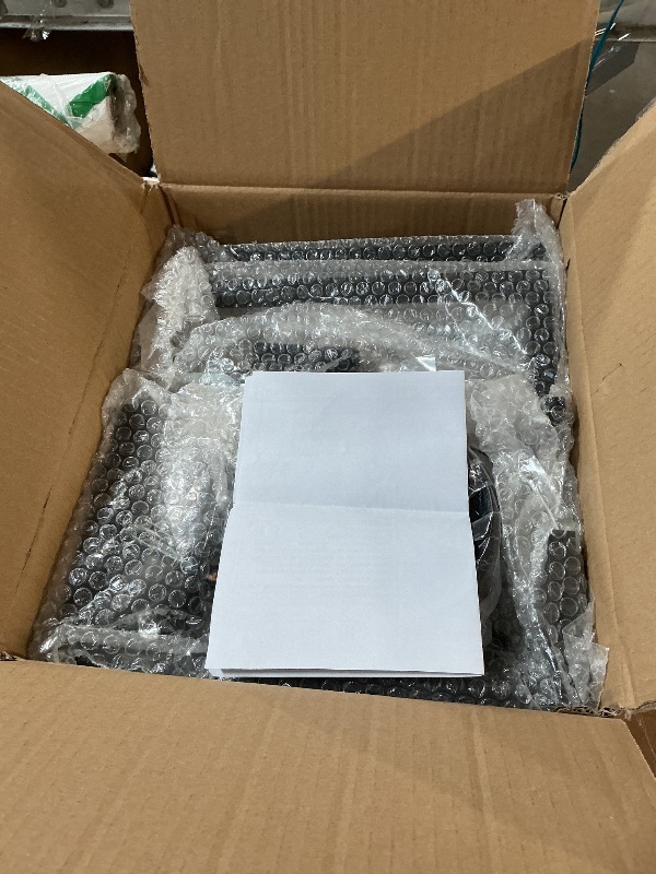 Photo 1 of *ONE LIGHT SOCKET ISNT FUNCTIONING*CFebeleven Semi Flush Mount Ceiling Light Fixture, 4-Light Black Ceiling Light Fixture, Modern Farmhouse Industrial Close to Ceiling Lights for Kitchen Living Room Bedroom Hallway Foyer