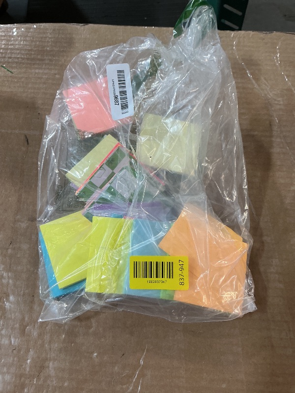 Photo 1 of (24 Pads) Sticky Notes 3x3 Inches,Bright Colors Self-Stick Pads, Easy to Post for Home, Office, Notebook