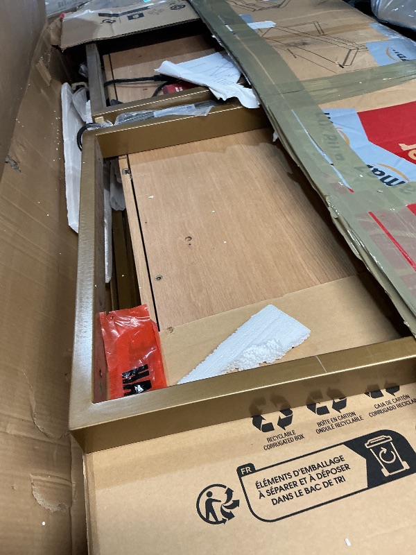 View 3 of **PARTS ONLY MISSING UNKNOWN PARTS AND DAMAGED**TRUCK PICK UP ONLY**
Convertible Desk, Simple Modern Home Office Desk with Storage, Folding Desk into Dining Table, Multiuse Dining Table and Gaming Desk, Work from Home Essentials (1 Unit)