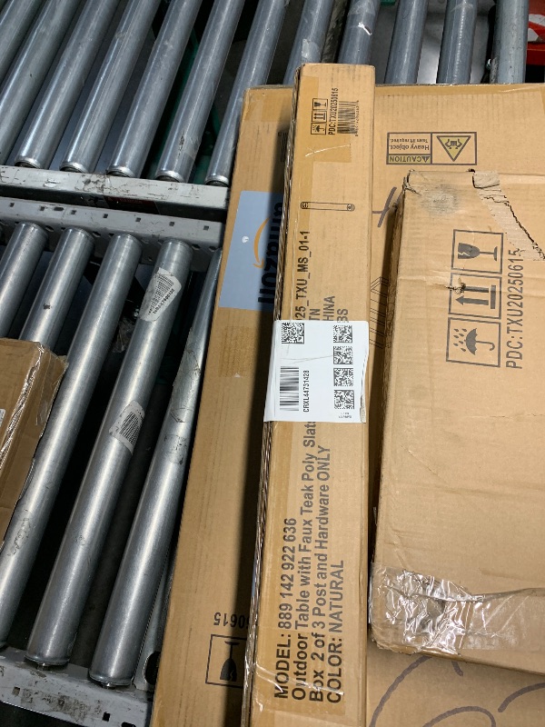 Photo 1 of ***3 Box Set***
Flash Furniture Lark Outdoor Patio Bistro Dining Table with Faux Teak Poly Slats, 30" Square