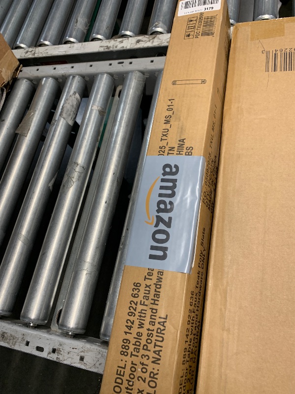 Photo 1 of ***3 Box Set**
Flash Furniture Lark Outdoor Patio Bistro Dining Table with Faux Teak Poly Slats, 30" Square