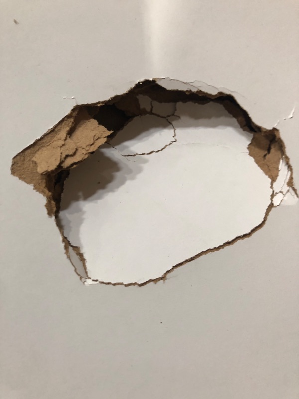 Photo 1 of ***HOLE IN DOOR, SEE PHOTOS***
BARNSMITH 30in x 80in Sliding Pocket Door, Track Hardware and Frame Kits with 2-Panel White Paintable Door Slab Included, Soft Close Mechanism, Durable and Smooth