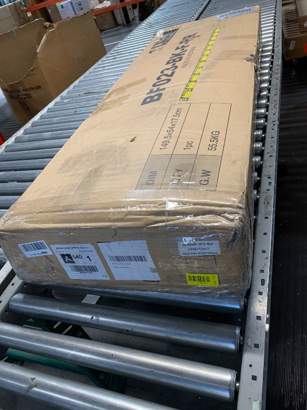 Photo 1 of ***Loose hardware ***
Rolanstar Full Size Bed Frame with Bookcase Storage Headboard, Slide Out Bedside Storage, Bed with Charging Station & LED Lights, Heavy Duty Metal Slats, No Box Spring Needed, Noise Free, Black