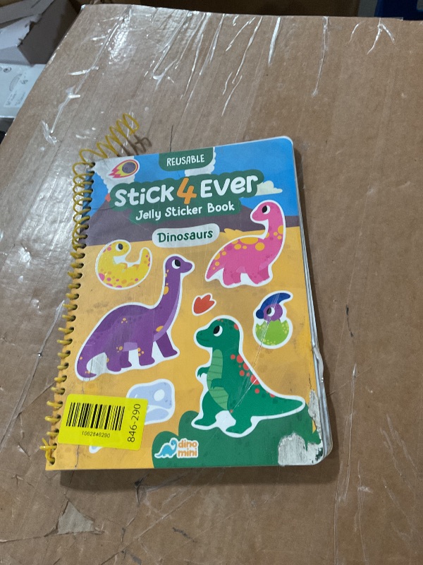 Photo 1 of * very used *
Stick4Ever Jelly Sticker Book - for Kids - Waterproof, Easy to Clean Reusable Sticker Book for Toddlers- Reusable Road Trip Activities for Kids - Stocking Stuffers for Toddlers (Dinosaurs)