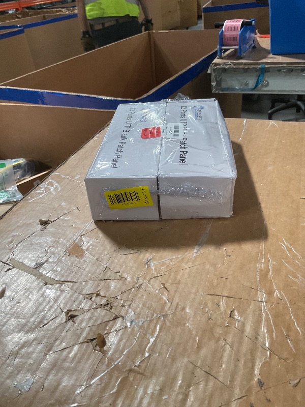 Photo 1 of * factory sealed *
Everest Media 12-Port Keystone Patch Panel (2-Pack) - Removable 6-Port Panels - with 89D Wall Mount Bracket - Vertical/Horizontal Installation - 8 Blank Keystone Jack Inserts Included