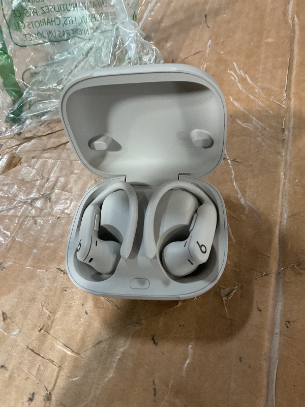 Photo 1 of * has earwax on them*
Beats Powerbeats Pro 2 - Wireless Noise Cancelling Workout Earbuds with Secure- Fit Earhooks, Up to 45-Hour Battery with Charging Case, Sweat & Water Resistant, Heart Rate Monitoring - Quick Sand