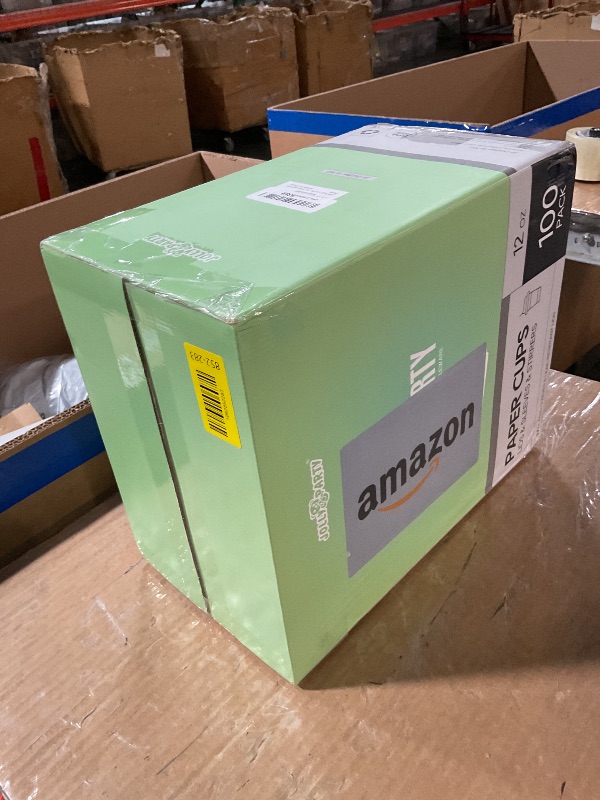 Photo 1 of [100 Pack] 12 oz Paper Coffee Cups, Disposable Paper Coffee Cup with Lids, Sleeves, and Stirrers, Hot/Cold Beverage Drinking Cup for Water, Juice or Tea, Suitable for Home, Shops and Cafes