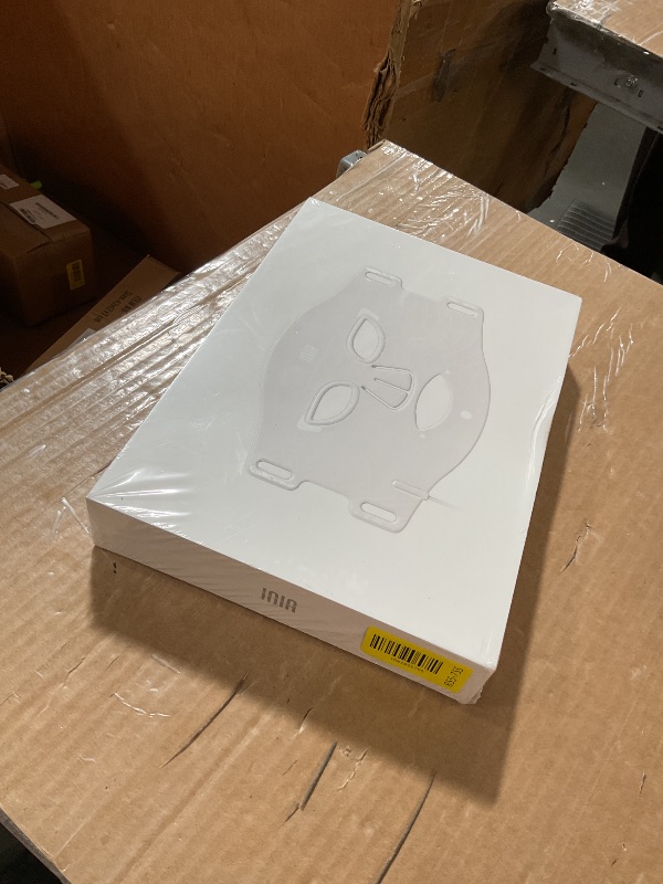 Photo 1 of ***FACTORY SEALED***INIA Red Light Therapy Mask for Face – 4 Light Modes with 850nm NIR, Red & Blue LED Light Therapy, 2600mAh Rechargeable LED Face Mask for Radiant Glow at Home, Black