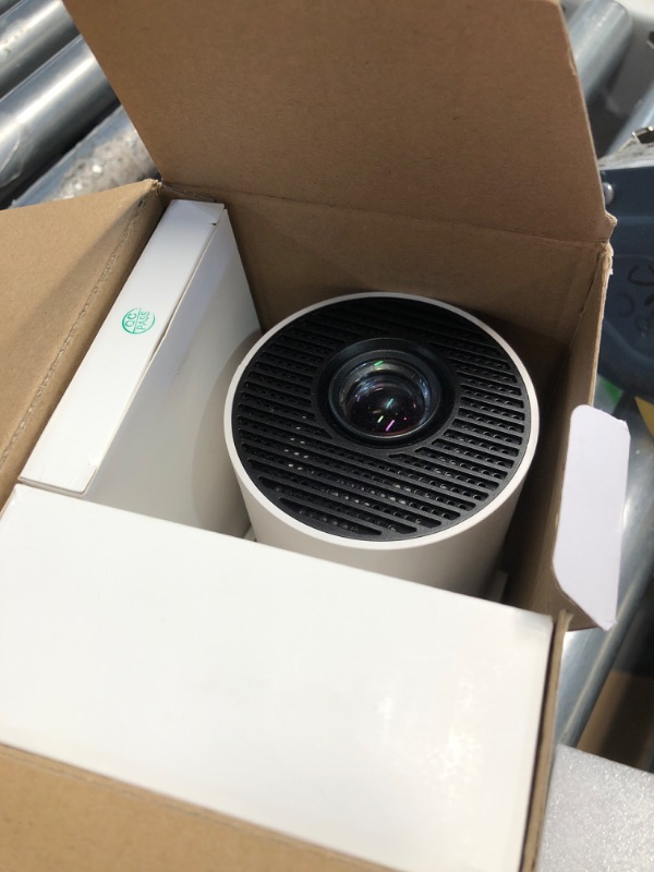 Photo 1 of **********MISSING THE REMOTE*************
Magcubic Mini Projector with WiFi 6 and Bluetooth 5.4, Portable Projector 4K Support, 5W Soundbase Speaker, Auto Vertical Keystone 180°Rotatable Smart Proyector for Movie Home Outdoor