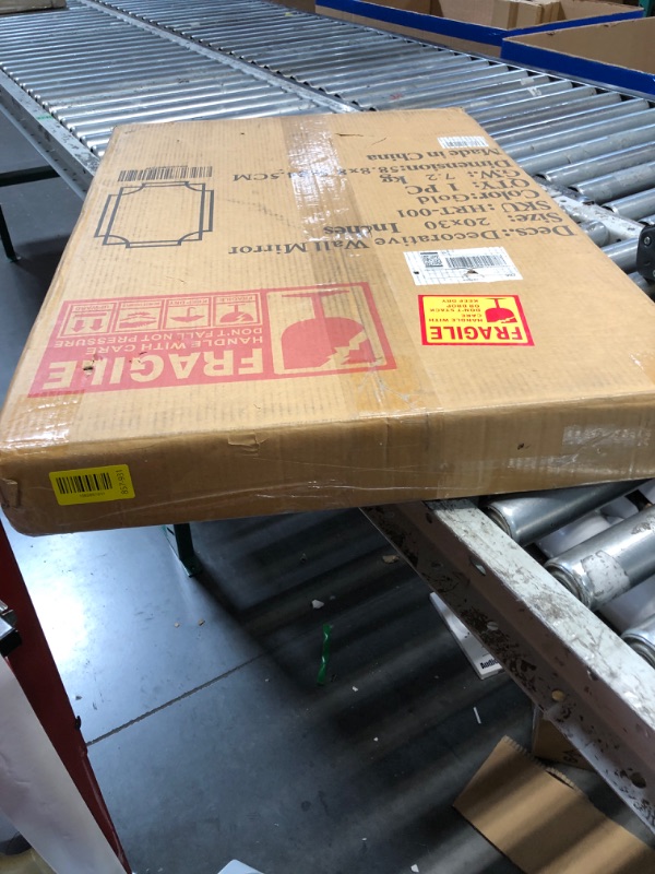 Photo 1 of ***FACTORY SEALED*** Kelly Miller 20"x30" Small Gold Bathroom Mirror for Wall Mount, Beveled Vanity Mirror for Master Bath Half Bath