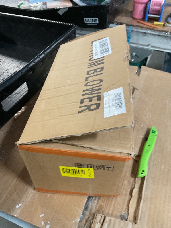 Photo 1 of ***MISSING PARTS***
Cordless Leaf Blower, 800,000 RPM Handheld Portable Leaf Blowers with 2 X 4.0Ah Batteries, High-Speed Turbo Jet Blower Lightweight for Cleaning Yard, Patio,Leaves, Dust