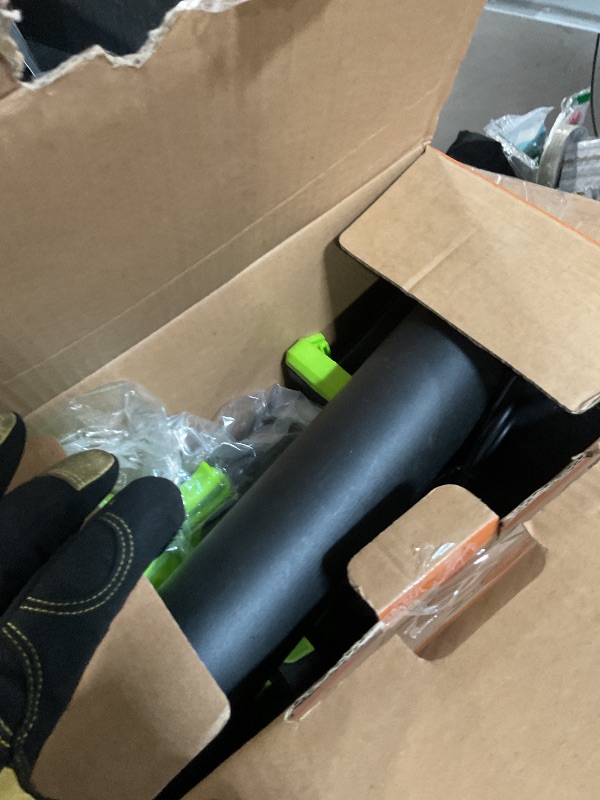 Photo 1 of ***MISSING PARTS***
Cordless Leaf Blower, 800,000 RPM Handheld Portable Leaf Blowers with 2 X 4.0Ah Batteries, High-Speed Turbo Jet Blower Lightweight for Cleaning Yard, Patio,Leaves, Dust