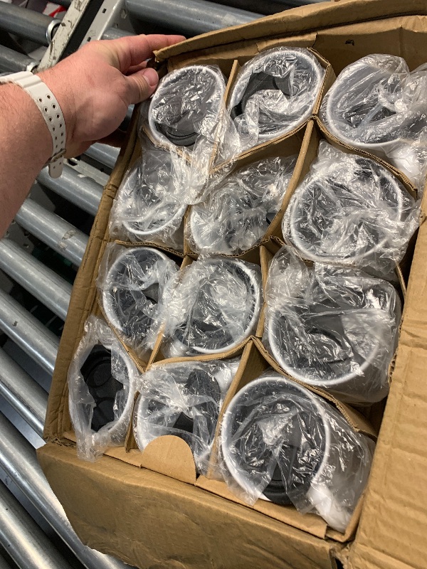 Photo 1 of ***PARTIAL ONLY***
Lilsofee 12 Pack 15 oz Sublimation Mugs with Cork Bottom and Splash Proof Lid White Tumbler Ceramic Coffee Cups for Latte Hot Cocoa Glossy