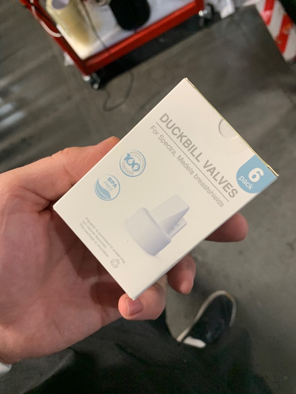 Photo 1 of [6-Count] Papablic Duckbill Valves, Replacement Milk Valves Compatible with Spectra S1 S2 & Medela Breast Pumps Parts Accessories, BPA & DEHP Free, Food-Grade Silicone, Easy to Clean, White