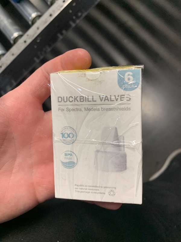 Photo 1 of [6-Count] Papablic Duckbill Valves, Replacement Milk Valves Compatible with Spectra S1 S2 & Medela Breast Pumps Parts Accessories, BPA & DEHP Free, Food-Grade Silicone, Easy to Clean, White