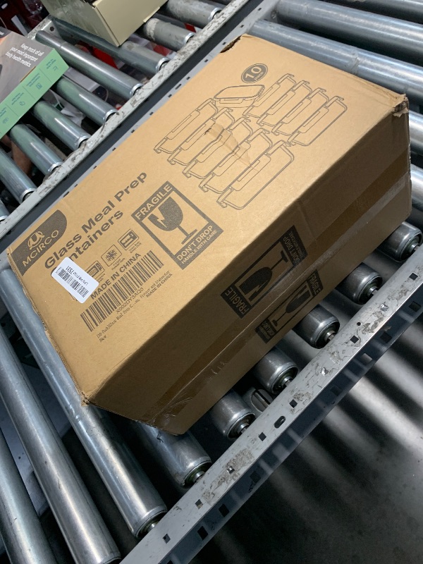 Photo 1 of [10-Pack] Glass Meal Prep Containers with Lids, MCIRCO Food Storage Containers with Snap Locking Lids, Airtight Lunch Containers, Microwave, Oven, Freezer and Dishwasher