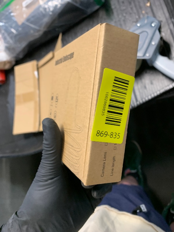 Photo 1 of [Dual-Lens] Endoscope Camera with Light, 1920P HD Borescope with 8+1 Adjustable LED Lights, IP67 Waterproof 16.5FT Semi-Rigid Snake Cord Inspection Camera for iPhone, iPad and Android Phone (Type C)