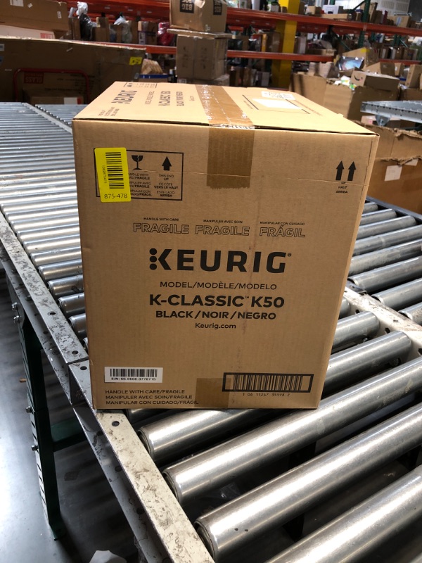 Photo 1 of ***FACTORY SEALED***Keurig K-Classic Single Serve K-Cup Pod Coffee Maker, with 3 Brew Sizes, 48oz Removable Reservoir, Black