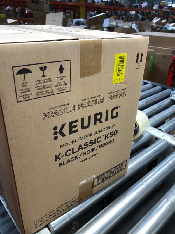 Photo 1 of ***FACTORY SEALED***Keurig K-Classic Single Serve K-Cup Pod Coffee Maker, with 3 Brew Sizes, 48oz Removable Reservoir, Black