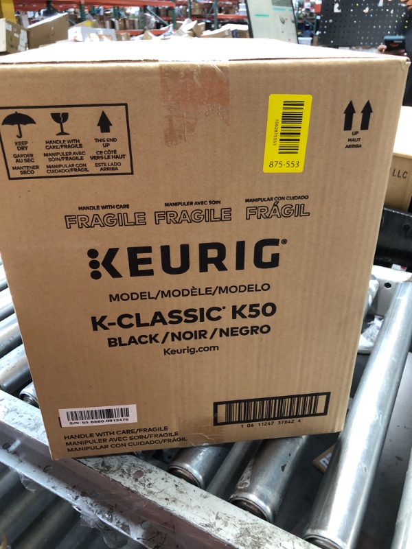 Photo 1 of ***FACTORY SEALED*** Keurig K-Classic Single Serve K-Cup Pod Coffee Maker, with 3 Brew Sizes, 48oz Removable Reservoir, Black