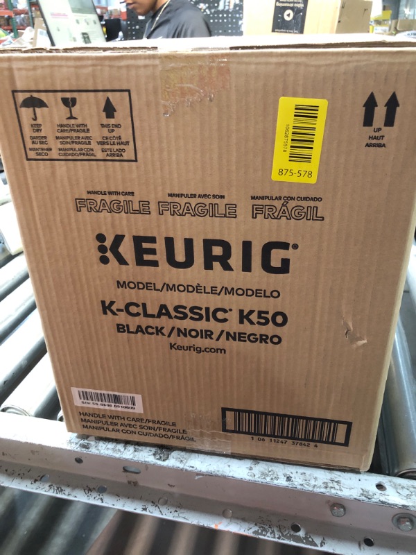 Photo 1 of ***FACTORY SEALED***Keurig K-Classic Single Serve K-Cup Pod Coffee Maker, with 3 Brew Sizes, 48oz Removable Reservoir, Black