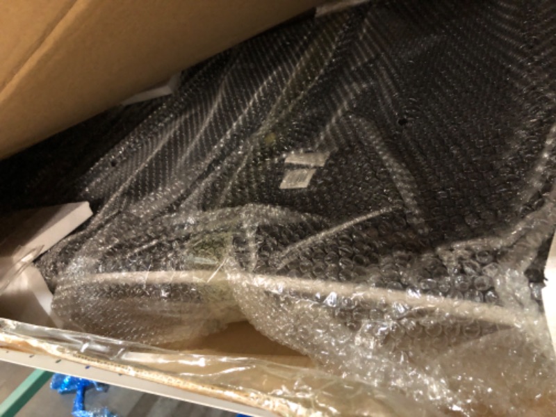 Photo 1 of ***PARTIAL SET***
Deco 79 Metal Abstract Home Bench Upholstered Oval Entryway Bench with Black Metal Frame and Rope Rod Backrest, Bedroom Bench 60" x 23" x 24", White