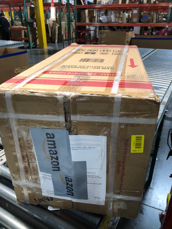 Photo 1 of ***FACTORY SEALED*** Commercial Ice Maker Machine, 100lbs/24H Stainless Steel Ice Machine with 33lbs Storage Capacity, Auto Self-Cleaning Freestanding Ice Maker, Ice Machine Freestanding for Bar/Cafe/Restaurant