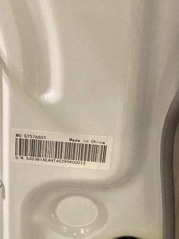 Photo 1 of ** DAMAGE MAJOR *** COMFEE’ 24" Washer and Dryer Combo 2.7 cu.ft 26lbs Washing Machine Steam Care, Overnight Dry, No Shaking Front Load Full-Automatic Machine, Dorm White