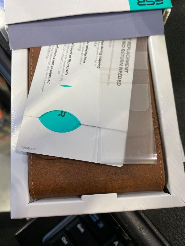 Photo 1 of *UNTESTED*
ESR Geo Wallet with Find My Functionality, RFID Blocking, Holds up to 11 Cards, Slim and Smart Wallet for Men, Replacement for AirTag Wallet Tracker(iOS Only, Not for Magsafe), Aged Leather