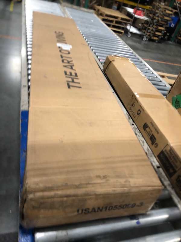 Photo 1 of ** SIMILAR ** Allewie King Size Platform Bed Frame with Wooden Headboard and Footboard, Heavy Duty 12 Metal Slats Support, No Box Spring Needed, Under-Bed Storage, Noise Free, Easy Assembly, Black Oak