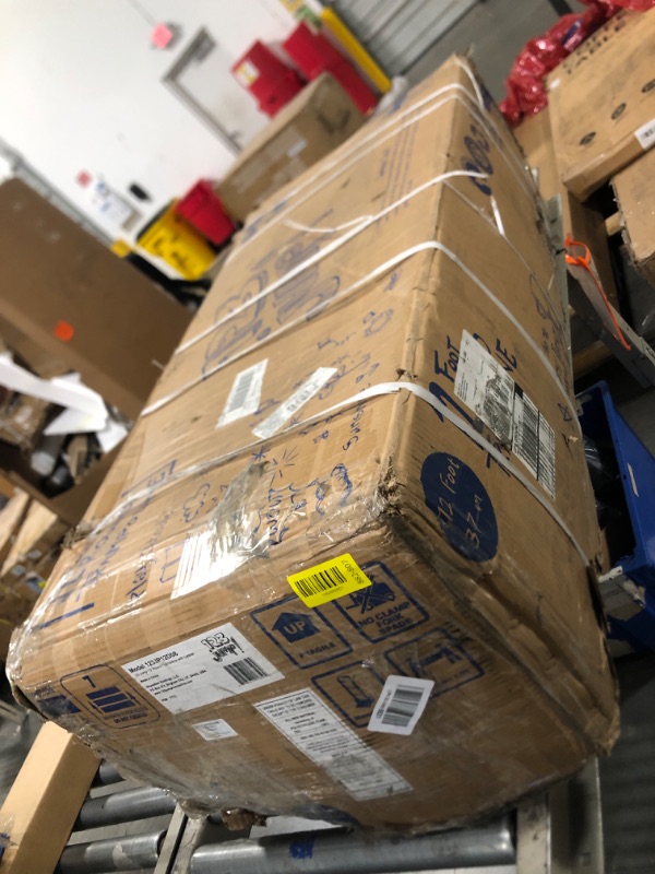 Photo 1 of ** USED *** 123JUMP 12FT Outdoor Trampoline with Safety Enclosure Net and Ladder, Round Recreational Trampoline for Kids with ASTM Approval, Spring Pad Cover, Heavy Duty Jump Mat