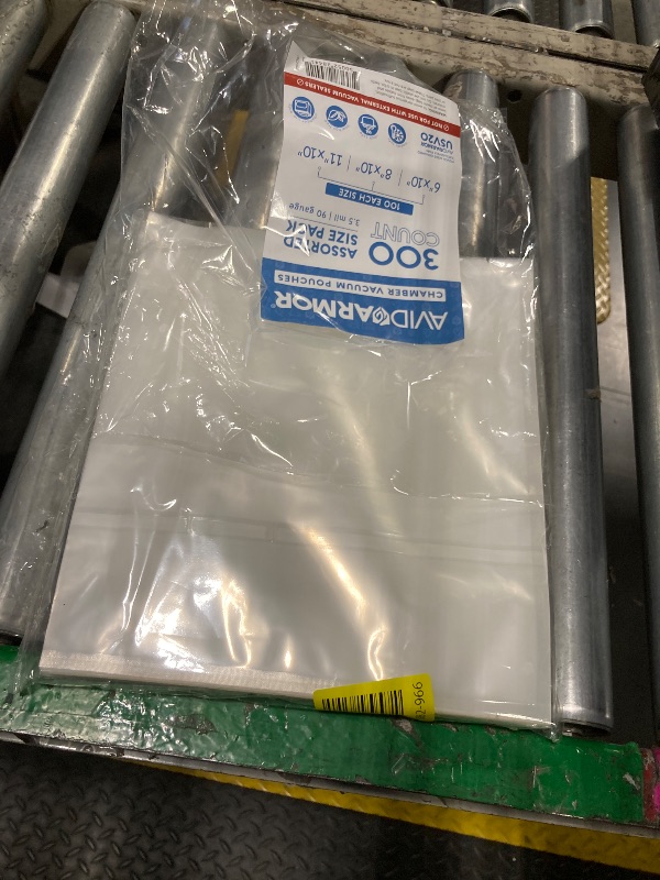 View 2 of ** 8 X 10 ONLY: 100**
Avid Armor – Chamber Machine Pouches 3.5mil, Pre-Cut Chamber Vacuum Sealer Bags, Heavy Duty Seal Pouch, BPA-Free Chamber Sealer, Assorted Size Pack, 6"x10", 8"x10", 11"x10" - Pack of 300