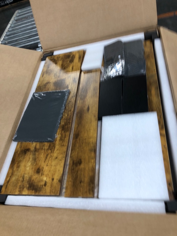 Photo 1 of  L Shaped Standing Desk with 2 Drawers and Keyboard Tray, Electric Sit to Stand Home Office Comupter Table, Ergonomic Corner Gaming Desk, Rustic Brown