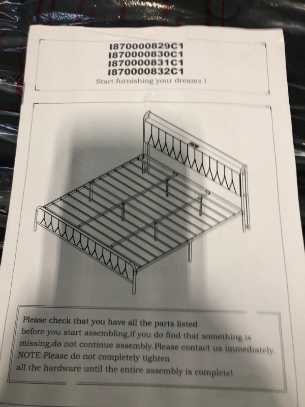 Photo 1 of ***UNKNOWN MOEDL AND SIZE***BED FRAME