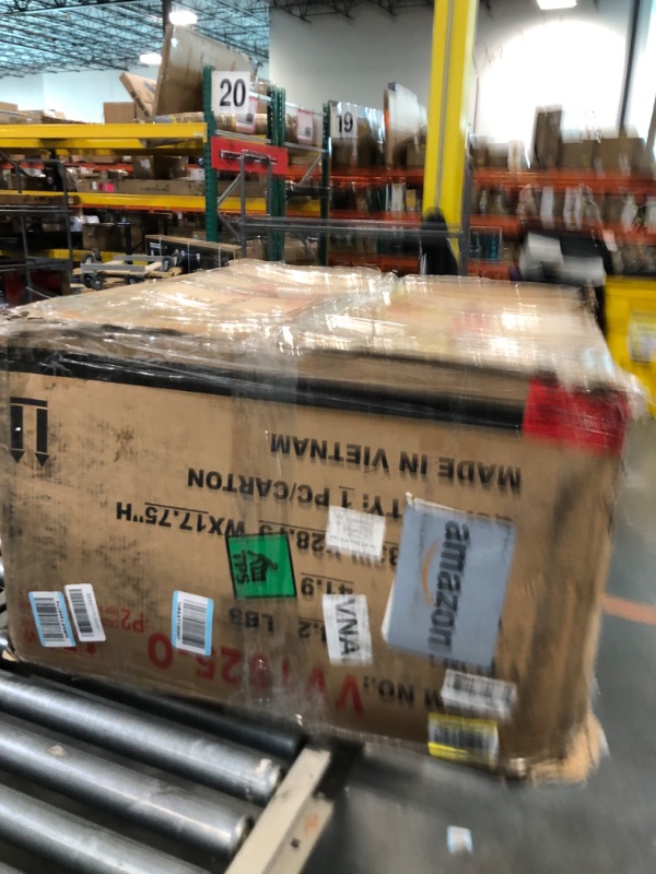 Photo 1 of ***SIMILAR ITEM**Tbfit Large Square Storage Ottoman Bench, Tufted Upholstered Coffee Table with Storage, Oversized Storage Ottomans Toy Box Footrest for Living Room, Dark Grey