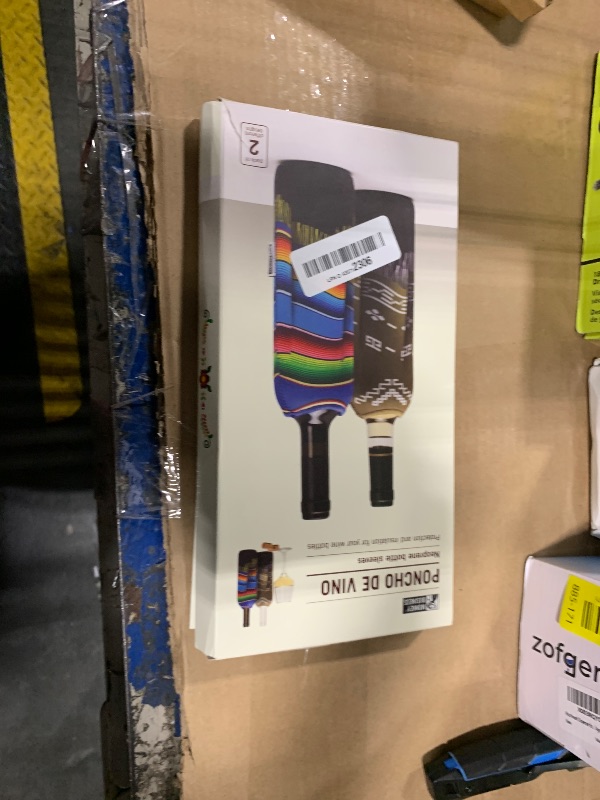 Photo 1 of ** COLORFUL ONE MISING**
Monkey Business - Wine Bottle Poncho Covers: Set of 2 Insulated Neoprene Sleeves – Fun Wine Bottle Outfits for 750ml (25 oz) Bottles – Decorative Wine Accessories and Wine Gifts