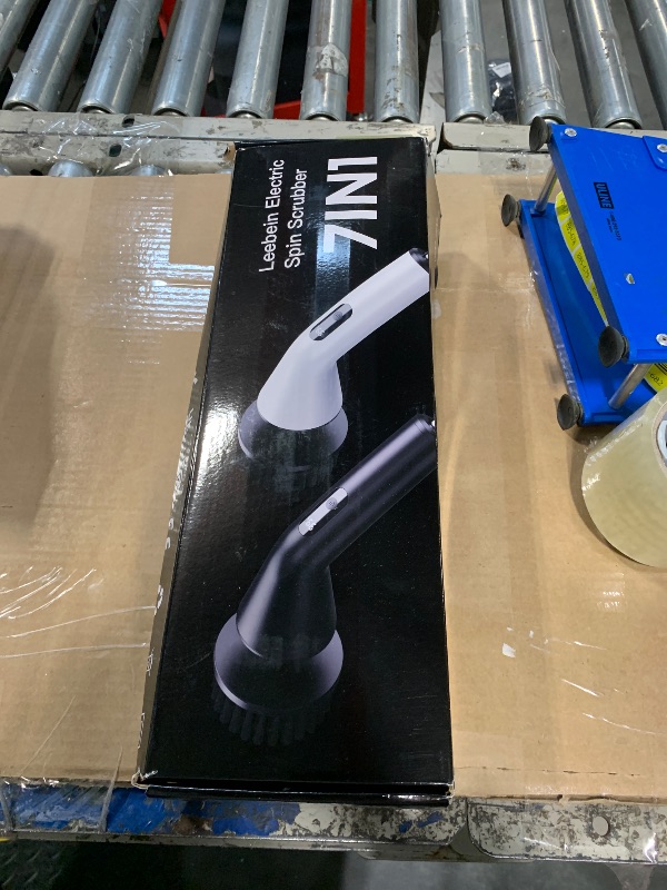 View 2 of **NEEDS A USB C TYPE CHARGER****Leebein Electric Spin Scrubber, 2025 New Cordless Cleaning Brush Bathroom Scrubber, IPX7 Waterproof Shower Scrubber with 7 Brush Heads, Extendable Long Handle and 2 Speeds Scrubber for Bathtub Floor