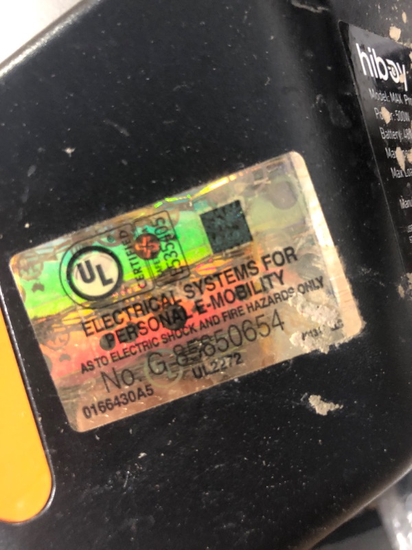 Photo 1 of ** MINOR SCRATCHES AND DIRT ON BOTTOM  *** Hiboy MAX Pro Electric Scooter, 46.6 Mi Long Range, 22 MPH Power by 650W MAX Motor, 11'' Pneumatic Tires, Split Hub Design, Dual Suspension, 265lbs MAX Load, Commuting Electric Scooter for Adults