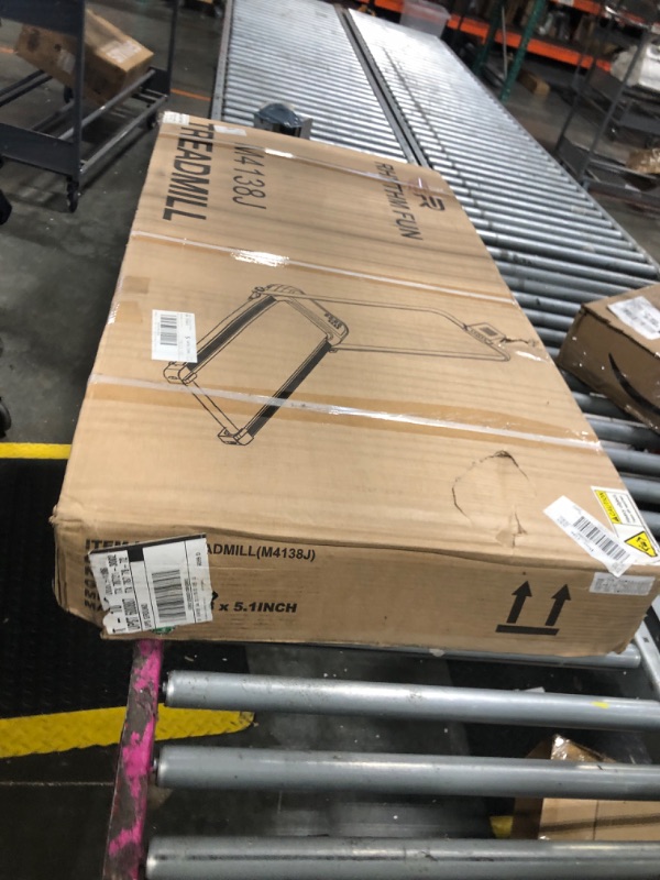 Photo 1 of *UNTESTED*
RHYTHM FUN 2 in 1 Folding Treadmill,Under Desk Treadmill for Home Office,Width Belt Treadmill with Handle,with Remote Control,Smart App,LED Display,Jogging,Walking Treadmill,265 Lbs Capacity(Silver)