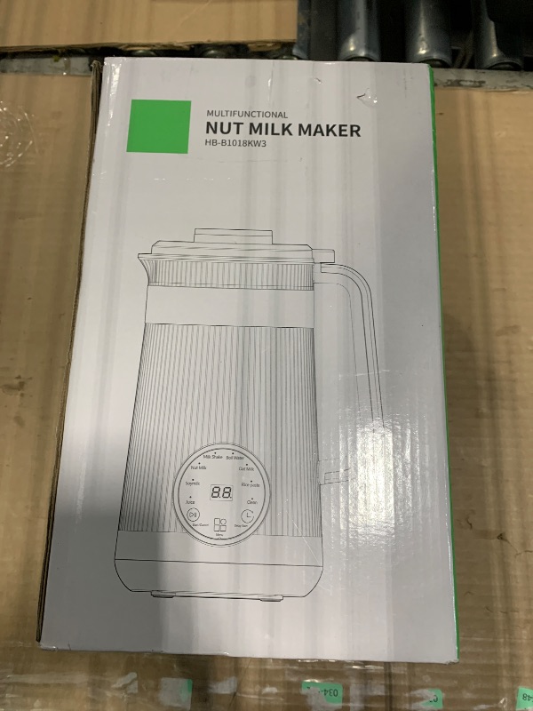 Photo 1 of *** NO POWER CABLE *** KIDISLE 8 in 1 Nut Milk Maker Blender, 32oz Homemade Soy, Almond, Oat, Coconut, Plant Based and Non Dairy Beverages, Automatic Soybean Machine With Delay Start/Keep Warm/Boil Water, Cream
