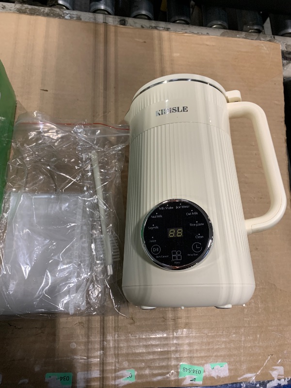 Photo 1 of *** NO POWER CABLE *** KIDISLE 8 in 1 Nut Milk Maker Blender, 32oz Homemade Soy, Almond, Oat, Coconut, Plant Based and Non Dairy Beverages, Automatic Soybean Machine With Delay Start/Keep Warm/Boil Water, Cream