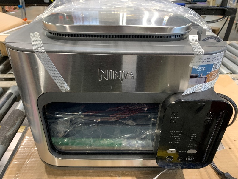 Photo 1 of ***FINAL SALE/NO RETURN, SOLD AS PARTS *** Ninja Combi All-in-One Multicooker, Oven, & Air Fryer, Complete Meals in 15 Mins, 14-in-1 Functions, Combi Cooker + Air Fry, Bake, Roast, Slow Cook and More, 3 Accessories, Stainless Steel, SFP701