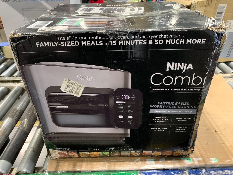 Photo 1 of ***FINAL SALE/NO RETURN, SOLD AS PARTS *** Ninja Combi All-in-One Multicooker, Oven, & Air Fryer, Complete Meals in 15 Mins, 14-in-1 Functions, Combi Cooker + Air Fry, Bake, Roast, Slow Cook and More, 3 Accessories, Stainless Steel, SFP701