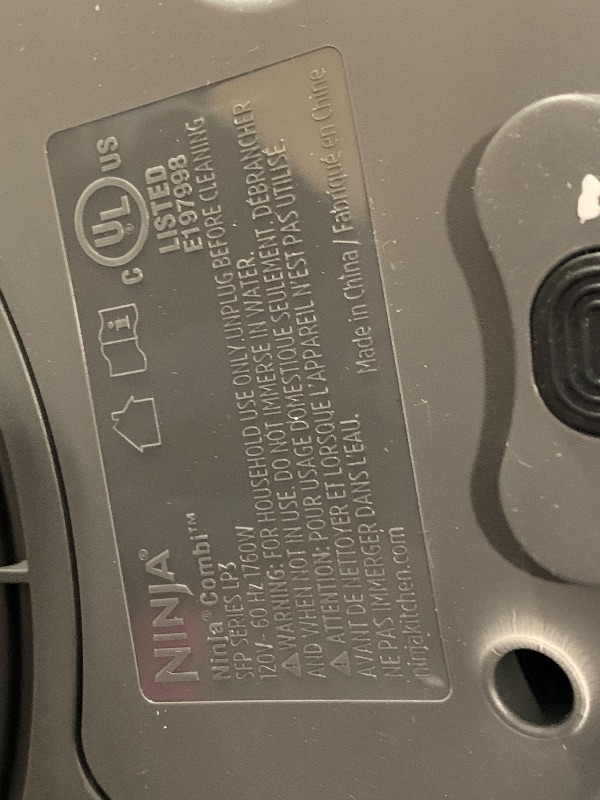 Photo 1 of ***FINAL SALE/NO RETURN, SOLD AS PARTS *** Ninja Combi All-in-One Multicooker, Oven, & Air Fryer, Complete Meals in 15 Mins, 14-in-1 Functions, Combi Cooker + Air Fry, Bake, Roast, Slow Cook and More, 3 Accessories, Stainless Steel, SFP701