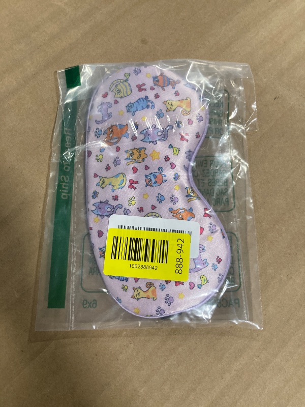 Photo 1 of ***MISSING ONE PIECE***
2 Pcs Sleep Mask for Kids Girls, Silk Eye Covers for Sleeping, Adjustable Strap & Light Blocking Design, Children's Bedtime Blindfold for Travel and Home Use (Rainbow Unicorn)
